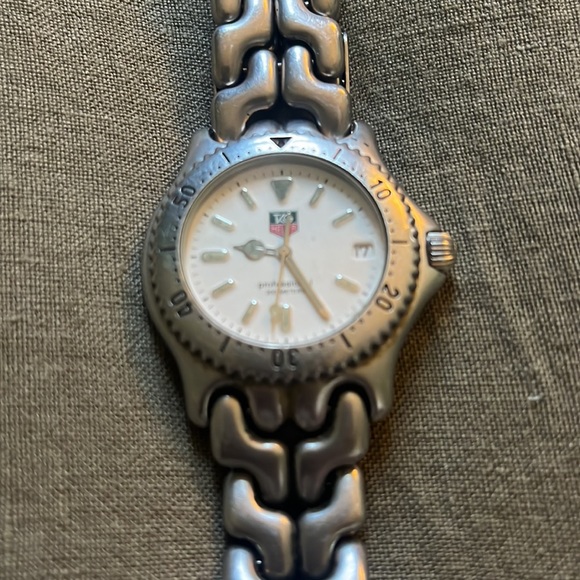 Vintage Tag Heuer SEL Stainless Steel Patina Dial Watch Ref:S99206 -new battery - Picture 2 of 9